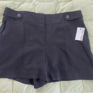 Nine West Women's black High Waist Shorts xxl